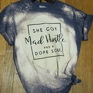 Custom made bleach shirt